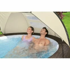 Auvent Pour Spa Gonflable Bestway Lay-Z-Spa -Piscine Soldes 2024 auvent pour spa gonflable bestway lay z spa 3