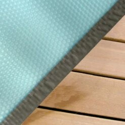 Bâche à Bulles Luxe SolGuard Pour Piscine Bois Sunbay Gre Octogonale Allongée