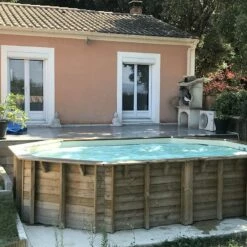 Bâche à Bulles Luxe SolGuard Pour Piscine Bois Ubbink Octogonale Allongée -Piscine Soldes 2024 bache a bulles luxe solguard pour piscine bois ubbink octogonale allongee 2
