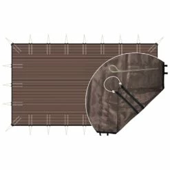 Bâche D'hivernage Filtrante Classic Sandows + Pitons Gazon