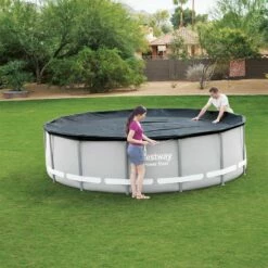 Bâche De Protection Pour Piscine Bestway Ronde -Piscine Soldes 2024 bache de protection pour piscine bestway ronde 5