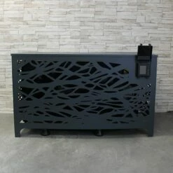 Habillage Cache Pompe à Chaleur Design -Piscine Soldes 2024 habillage cache pompe a chaleur design 3