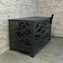 Habillage Cache Pompe à Chaleur Design -Piscine Soldes 2024 habillage cache pompe a chaleur design 5