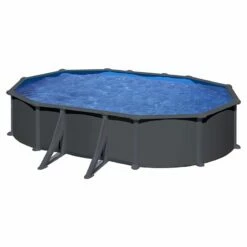 Piscine Acier Gre Aspect Gris Anthracite Juni Ovale -Piscine Soldes 2024 piscine acier gre aspect gris anthracite juni ovale 3