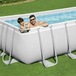 Piscine Bestway Rectangulaire Power Steel 5,49 X 2,74 H1,22m -Piscine Soldes 2024 piscine bestway rectangulaire power steel 549 x 274 h122m 3