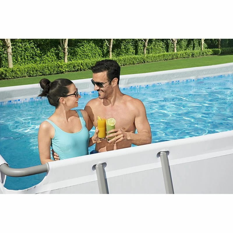Piscine Bestway Rectangulaire Power Steel 6,40 X 2,74 H1,32m 6 Piscine Bestway Rectangulaire Power Steel 6,40 X 2,74 H1,32m – Image 4
