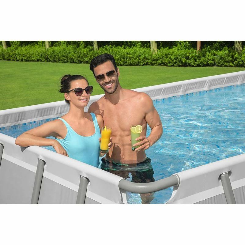 Piscine Bestway Rectangulaire Power Steel 6,40 X 2,74 H1,32m 9 Piscine Bestway Rectangulaire Power Steel 6,40 X 2,74 H1,32m – Image 7
