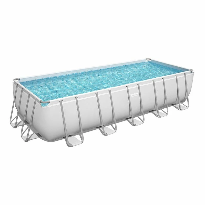 Piscine Bestway Rectangulaire Power Steel 6,40 X 2,74 H1,32m 3 Piscine Bestway Rectangulaire Power Steel 6,40 X 2,74 H1,32m