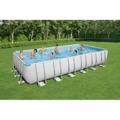 Piscine Bestway Rectangulaire Power Steel 7,32 X 3,66 H1,32m -Piscine Soldes 2024 piscine bestway rectangulaire power steel 732 x 366 h132m 2