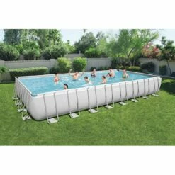 Piscine Bestway Rectangulaire Power Steel 9,56 X 4,88 H1,32m -Piscine Soldes 2024 piscine bestway rectangulaire power steel 956 x 488 h132m 2