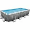 Piscine Bestway Rectangulaire Power Steel Décor Rotin 5,49 X 2,74 H1,22m -Piscine Soldes 2024 piscine bestway rectangulaire power steel decor rotin 549 x 274 h122m