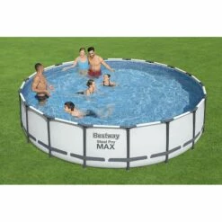 Piscine Bestway Ronde Steel Pro Max 5,49 X H1,22m 12 Piscine Bestway Ronde Steel Pro Max 5,49 X H1,22m -Piscine Soldes 2024 piscine bestway ronde steel pro max 549 x h122m 4