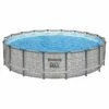 Piscine Bestway Ronde Steel Pro Max Decor Pierre 5,49 X H1,22m -Piscine Soldes 2024 piscine bestway ronde steel pro max decor pierre 549 x h122m