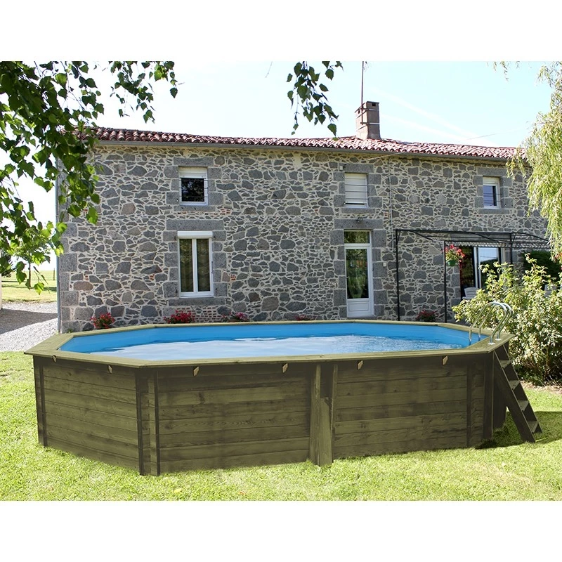 Piscine Bois Alista 5,00 X 3,00 X H1,30m 4 Piscine Bois Alista 5,00 X 3,00 X H1,30m – Image 2