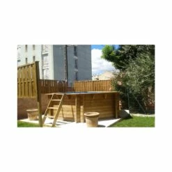Ubbink Piscine Bois Azura 4,10 X H1,20m -Piscine Soldes 2024 piscine bois azura 410 x h120m 3