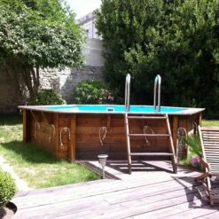 Ubbink Piscine Bois Azura 4,10 X H1,20m -Piscine Soldes 2024 piscine bois azura 410 x h120m 4