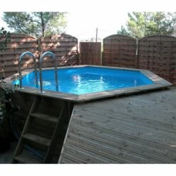 Ubbink Piscine Bois Azura 4,10 X H1,20m -Piscine Soldes 2024 piscine bois azura 410 x h120m 5