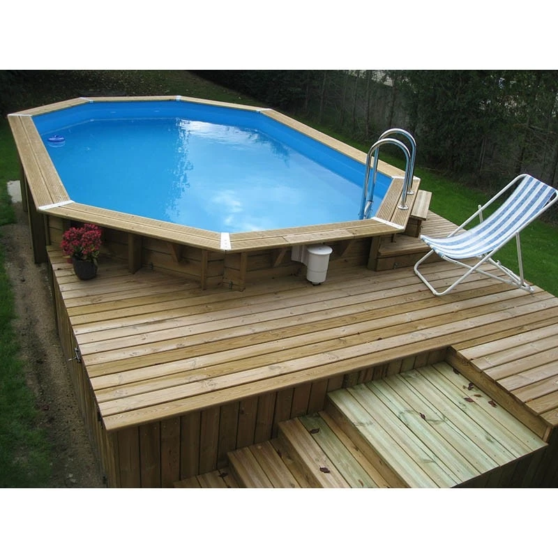 Ubbink Piscine Bois Azura 7,50 X 4,00 X H1,30m 7 Ubbink Piscine Bois Azura 7,50 X 4,00 X H1,30m – Image 5