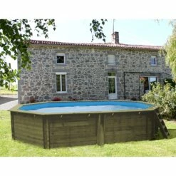 Piscine Bois Cannelle 5,51 X 3,51 X H1,19m