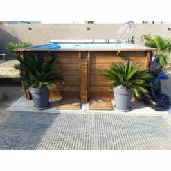 Piscine Bois Carra 3,05 X 3,05 X H1,19m -Piscine Soldes 2024 piscine bois carra 305 x 305 x h119m 3