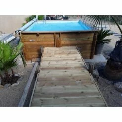 Piscine Bois Carra 3,05 X 3,05 X H1,19m -Piscine Soldes 2024 piscine bois carra 305 x 305 x h119m 5