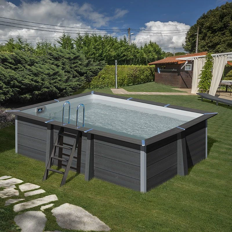 Piscine Bois Composite Avant Garde Gre 4,66 X 3,26 X H1,24m 4 Piscine Bois Composite Avant Garde Gre 4,66 X 3,26 X H1,24m – Image 2