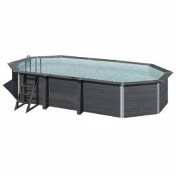 Piscine Bois Composite Avant Garde Gre 6,64 X 3,86 X H1,24m