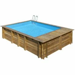 Piscine Bois Evora Plus 6,20 X 4,20 X H1,36m