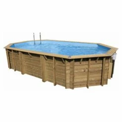Ubbink Piscine Bois Lagon 6,70 X 4,00 X H1,30m