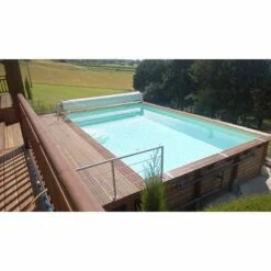Ubbink Piscine Bois Linea 15,50 X 3,50 X H1,55m -Piscine Soldes 2024 piscine bois linea 1550 x 350 x h155m 6