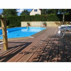 Ubbink Piscine Bois Ocea 6,10 X 4,00 X H1,30m -Piscine Soldes 2024 piscine bois ocea 610 x 400 x h130m 6