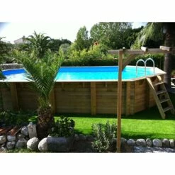 Ubbink Piscine Bois Ocea 8,60 X 4,70 X H1,30m -Piscine Soldes 2024 piscine bois ocea 860 x 470 x h130m 3