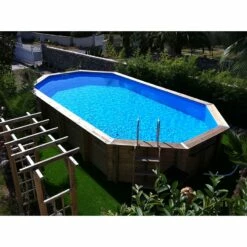Ubbink Piscine Bois Ocea 8,60 X 4,70 X H1,30m -Piscine Soldes 2024 piscine bois ocea 860 x 470 x h130m 4