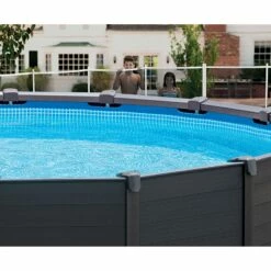 Piscine Tubulaire Intex Graphite 4,78 X H1,24m -Piscine Soldes 2024 piscine intex graphite 478 x h124m 2