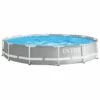 Piscine Tubulaire Intex Prism Frame 3,66 X H0,76m -Piscine Soldes 2024 piscine intex prism frame 366 x h076m