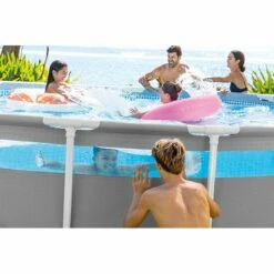 Piscine Tubulaire Intex Clear Window 4,88 X H1,22m -Piscine Soldes 2024 piscine tubulaire intex clear window 488 x h122m 4