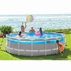 Piscine Tubulaire Intex Clear Window 4,88 X H1,22m -Piscine Soldes 2024 piscine tubulaire intex clear window 488 x h122m 5