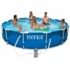 Piscine Tubulaire Intex Metal Frame 3,66 X H0,76m -Piscine Soldes 2024 piscine tubulaire intex metal frame 366 x h076m