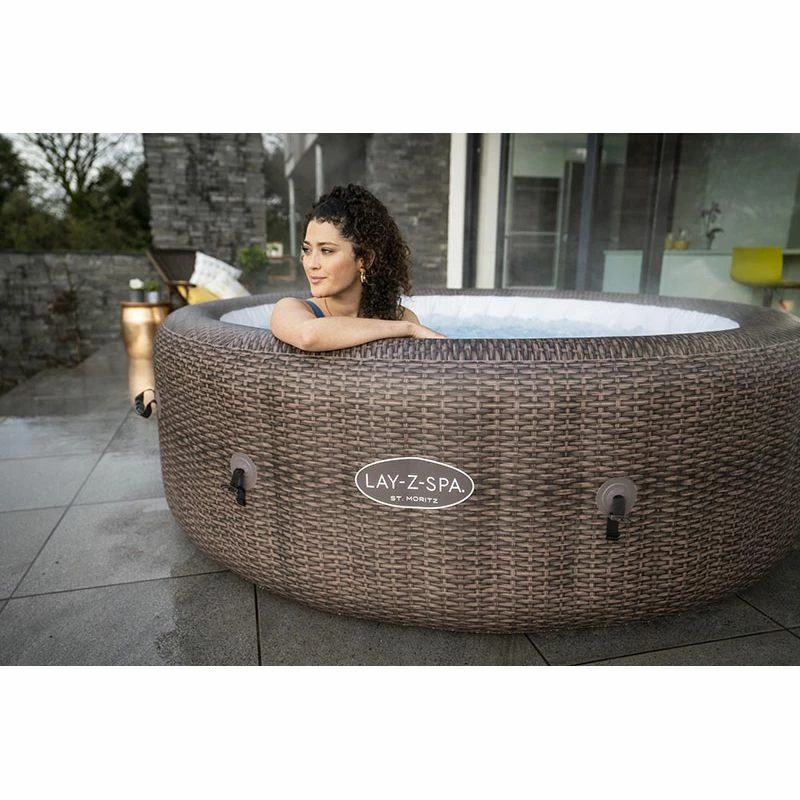 Spa Bestway Lay-Z St Moritz Air Jet 5-7 Places 8 Spa Bestway Lay-Z St Moritz Air Jet 5-7 Places – Image 6