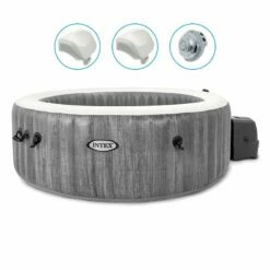Spa Intex Pure Spa Baltik Bulles 4 Places Luxe