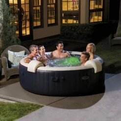 Spa Intex Pure Spa Blue Navy Bulles 4 Places Luxe -Piscine Soldes 2024 spa intex pure spa blue navy bulles 4 places luxe 7