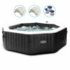 Spa Intex Pure Spa Carbone Bulles Et Jets 6 Places -Piscine Soldes 2024 spa intex pure spa carbone bulles et jets 6 places